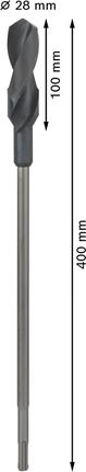 Bosch PRO svrdlo za drvo HSS za ugradnju 28 mm SDS plus.