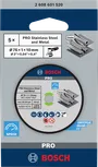 Bosch PRO rezna ploča od nehrđajućeg čelika i metala 76x1x10 mm.