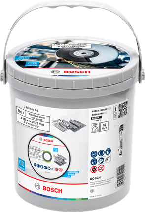 Bosch Standard for Metal ravni rezni disk, pakiranje od 125 mm.