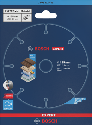 Bosch EXPERT Multi Material rezna ploča od karbida 125 x 22,23 mm.