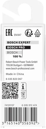 Pakiranje ravnih svrdla za Bosch PRO glodalicu.