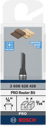 Bosch PRO ravna glodalica 3/16″.