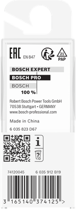 Bosch PRO ravna glodalica 4,8 × 12,4 mm.