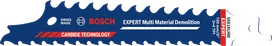 Bosch EXPERT list pile za rušenje više materijala, karbidni zubi.