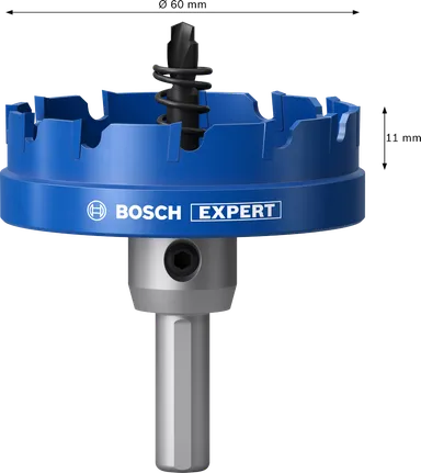 Bosch EXPERT pila za rupe za lim s utorom 60 mm.