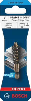 Bosch pilotna bušilica 6 mm EXPERT Power Change Plus.
