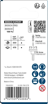 Bosch 34×5 mm expert pila za rupe za lim.