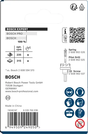 Bosch 51 x 5 mm EXPERT pila za rupe za lim 3/8″.