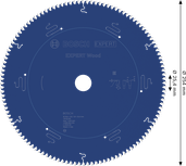 Bosch EXPERT list kružne pile za drvo 254 mm T120.