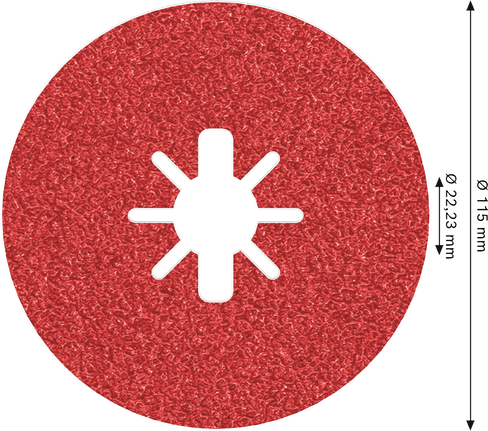 Bosch PRO R780 X-Lock vlaknasti disk 115 mm G36.