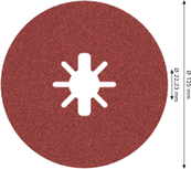 Bosch PRO R780 X-Lock vlaknasti disk 125 mm G100.
