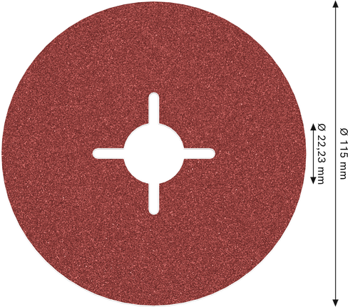 Bosch PRO R780 Fiber disk 115 mm G100 za brušenje.