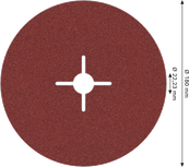 Bosch PRO R780 Fiber disk 180 mm G125 za brušenje.