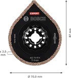 Bosch EXPERT AVZ 70 RT4 ploča za fugiranje od karbida 70 mm.