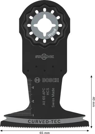 Bosch ploča za rezanje drva AII 65 APC Starlock 65x40 mm.