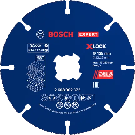 Bosch EXPERT Multi Material rezna ploča od karbida 125 mm.