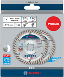 Bosch PRO višenamjenski dijamantni disk X-Lock 115 mm, pakiranje od 2 komada.