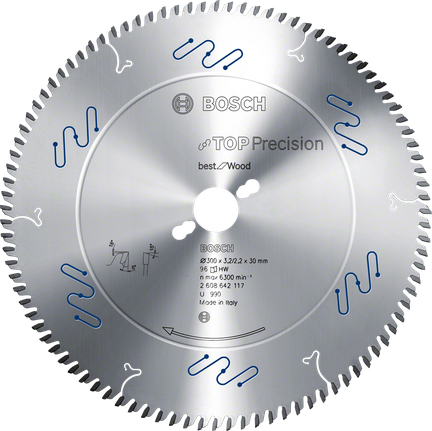 Bosch Top Precision list pile za drvo, 96 zuba.
