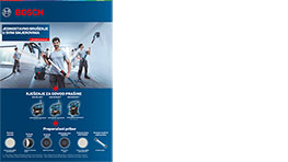 Bosch Professional alati za bojenje prikazani na plavoj pozadini.