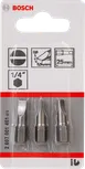 Bosch 25 mm-es csavarhúzóbit-készlet hornyos csavarokhoz.