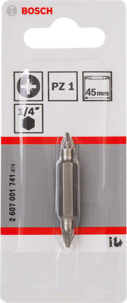Bosch kétvégű PZ1 bit 45 mm.
