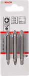 Bosch 3 részes, kétvégű PZ bitkészlet 60 mm.