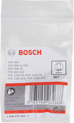 Bosch 8 mm-es befogópatron.