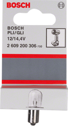 Bosch PLI/GLI 12/14,4V izzó.
