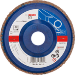 Bosch X551 Expert for Metal legyezőtárcsa, 125 mm, 40-es szemcseméretű.