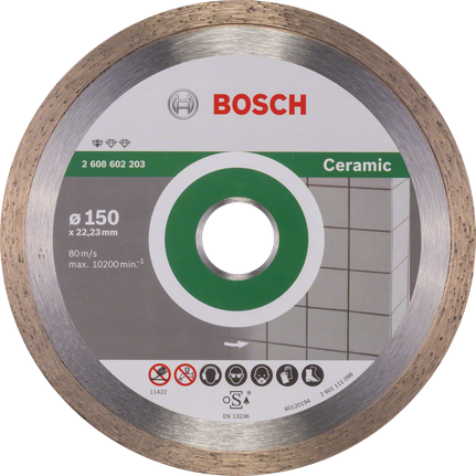 Bosch Standard kerámia gyémánt vágókorong 150 mm.