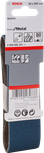 Bosch X450 3 részes csiszolószalag-készlet fémhez, 80-as szemcsemérettel.