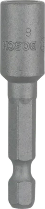 Bosch csavarbehajtó 6 mm-es, 50 mm hosszú, 1/4"-os hatszögletű szárral.