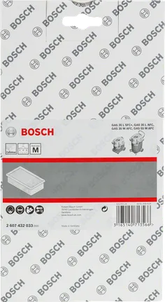 Bosch cellulóz lapos redőzött szűrő.