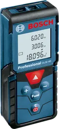 Bosch GLM 40 lézeres mérőműszer digitális kijelzővel.