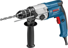 Bosch GBM 13-2 RE vezetékes fúró-csavarozó oldalsó fogantyúval.