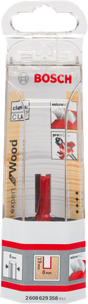Bosch Expert for Wood egyenes maró 8 mm-es keményfém maró tartozék.