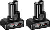 Bosch 2 x GBA 12V 6.0Ah akkumulátorcsomag szerszámokhoz.