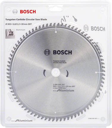 Bosch Eco körfűrészlap alumíniumhoz, 305 mm.