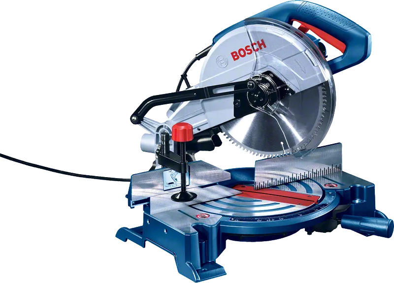 Bosch GCM 10 MX gérvágó fűrész 254 mm-es pengével.