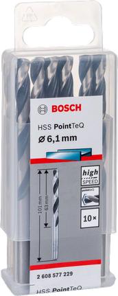 Bosch HSS PointTeQ 6,1 mm-es fúrószárak.