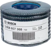 Bosch X551 Expert for Metal lamellás csiszolótárcsa, 125 mm, 120-as szemcseméretű.