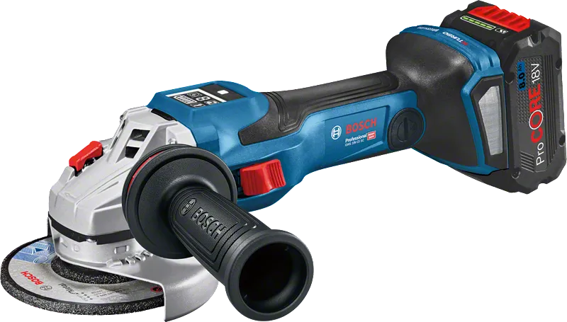 Bosch GWS 18V-15 SC akkus sarokcsiszoló.