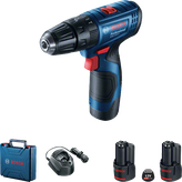 Bosch GSB 120-LI akkus fúró-csavarozó készlet akkumulátorokkal és töltővel.