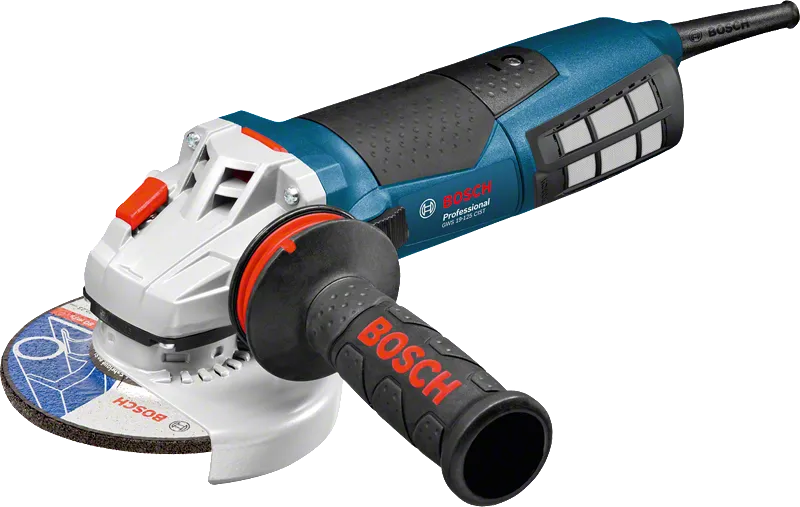 Bosch GWS 19-125 CIST sarokcsiszoló 125 mm-es tárcsával.