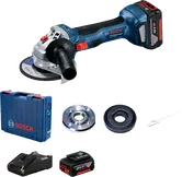 Bosch GWS 180-LI akkus sarokcsiszoló készlet.