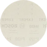 Bosch EXPERT M480 csiszolóháló korong, 150 mm, 120-as szemcseméret.