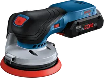 Bosch GEX 18V-125 akkus excentercsiszoló készlet.