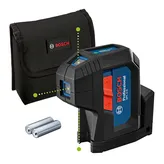 Bosch GPL 3G lézeres szintezőkészülék táskával és elemekkel.