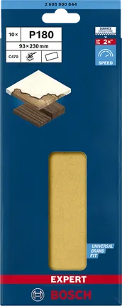 Bosch C470 P180 csiszolópapír 93×230 mm.
