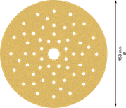 Bosch C470 csiszolópapír 150 mm-es többlyukú G80 korong.